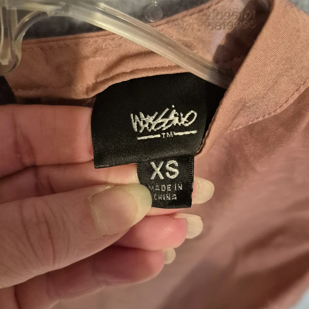 Dusty Rose High Neck Blouse - Picture 3 of 5